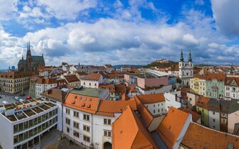 CK Turancar, autobusový poznávací zájazd, Morava, Brno - panoráma mesta