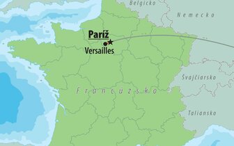 CK Turancar, Letecký poznávací zájazd, Francúzsko, Paríž - srdce Francúzka, mapa CK Turancar, Letecký poznávací zájazd, Francúzsko, Paríž - srdce Francúzka, mapa