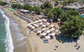 Kalyves Beach Hotel - pláž-letecký zájazd CK Turancar - Kréta, Karvos