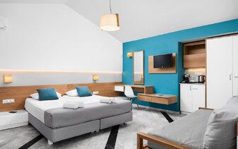 Hotel Maleme Mare Beachside - dvojlôžkový apartmán - letecký zájazd CK Turancar - Kréta, Maleme