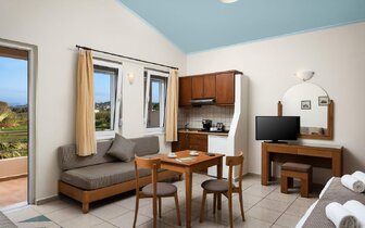 Hotel Maleme Mare Beachside - dvojlôžkový apartmán - letecký zájazd CK Turancar - Kréta, Maleme
