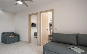 Hotel Sirios Village Luxury - rodinná dvojlspálňová suita - letecký zájazd CK Turancar - Kréta, Kato Daratso
