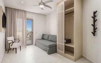 Hotel Sirios Village Luxury - superior rodinná jednolspálňová suita - letecký zájazd CK Turancar - Kréta, Kato Daratso
