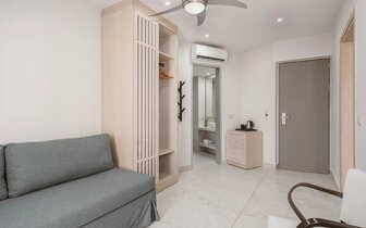Hotel Sirios Village Luxury - superior rodinná jednolspálňová suita - letecký zájazd CK Turancar - Kréta, Kato Daratso