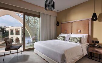 Pepper Sea Club Hotel - dvojlôžková izba s výhľadom do záhrady - letecký zájazd CK Turancar - Kréta, Karvos