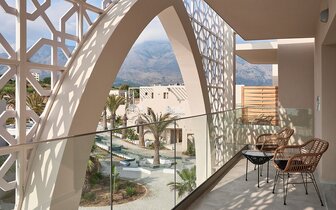 Pepper Sea Club Hotel - dvojlôžková izba s výhľadom do záhrady - letecký zájazd CK Turancar - Kréta, Karvos
