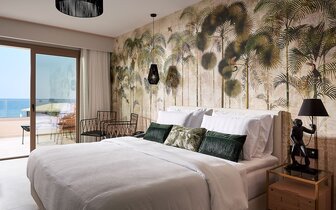 Pepper Sea Club Hotel - dvojlôžková izba s výhľadom do záhrady - letecký zájazd CK Turancar - Kréta, Karvos