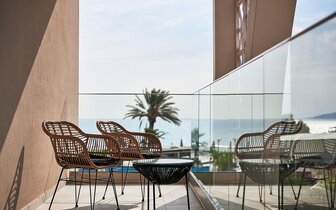 Pepper Sea Club Hotel - dvojlôžková izba s výhľadom na more - letecký zájazd CK Turancar - Kréta, Karvos
