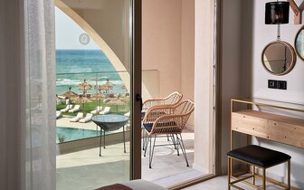 Pepper Sea Club Hotel - dvojlôžková izba s výhľadom na more - letecký zájazd CK Turancar - Kréta, Karvos