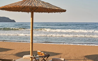 Atlantica Amalthia Beach Resort- pláž- letecký zájazd CK Turancar - Kréta, Karvos