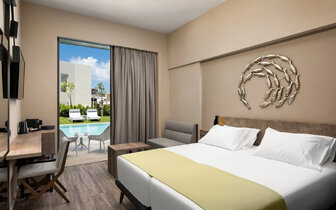 Atlantica Amalthia Beach Resort- dvojlôžková izba- letecký zájazd CK Turancar - Kréta, Karvos