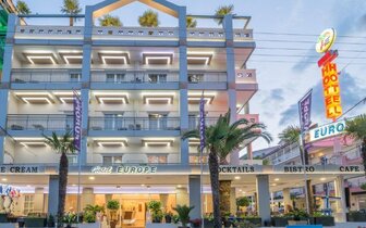 Hotel Europe exteriér - Paralia - letecký zájazd CK TURANCAR