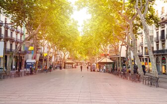 CK Turancar, Letecký poznávací zájazd, Španielsko, Barcelona - Gaudího sen, ulica La Rambla CK Turancar, Letecký poznávací zájazd, Španielsko, Barcelona - Gaudího sen, ulica La Rambla