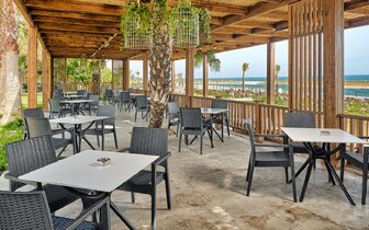 Seaden Sea Planet Resort & Spa - plážová reštaurácia - letecký zájazd od CK Turancar - Turecko, Side