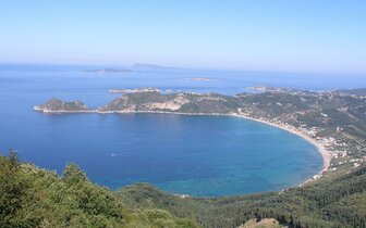 Hotel Athena - pláž - letecký zájazd CK Turancar - Korfu, Agios Georgios