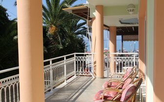 Hotel Athena - balkón - letecký zájazd CK Turancar - Korfu, Agios Georgios