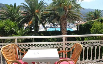 Hotel Athena - balkón - letecký zájazd CK Turancar - Korfu, Agios Georgios