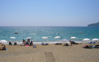 Hotel Athena - pláž - letecký zájazd CK Turancar - Korfu, Agios Georgios