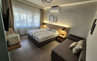 Apartmány Glaros - izba superior - letecký zájazd CK Turancar - Grécko, Olympská riviéra, Paralia Apartmány Glaros - izba superior - letecký zájazd CK Turancar - Grécko, Olympská riviéra, Paralia