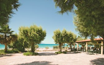 Euro Village Achilleas - bar a pláž - letecky zájazd CK Turancar - Mastichari, Kos