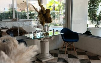 Apartmány Stella - lobby - autobusová doprava CK Turancar - Grécko, Olympská riviéra, Olympic beach