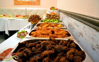 Zeus - bufetové stoly - letecký a autobusový zájazd CK Turancar - Bulharsko, Pomorie