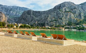 hotel Brzet - mestská pláž Omiš - autobusový zájazd CK Turancar - Chorvátsko, Omiš hotel Brzet - mestská pláž Omiš - autobusový zájazd CK Turancar - Chorvátsko, Omiš
