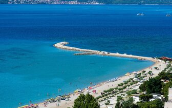 hotel Brzet - mestská pláž Omiš - autobusový zájazd CK Turancar - Chorvátsko, Omiš hotel Brzet - mestská pláž Omiš - autobusový zájazd CK Turancar - Chorvátsko, Omiš