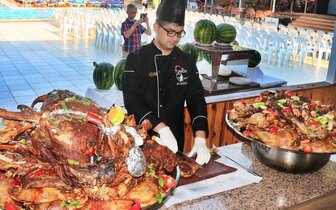 Hotel Xeno Eftalia Resort - bufetové stoly - letecký zájazd CK Turancar - Turecko, Konakli