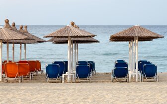 Hotel Sun Beach - pláž - letecký zájazd CK Turancar - Grécko, Olympská riviéra, Platamonas Hotel Sun Beach - pláž - letecký zájazd CK Turancar - Grécko, Olympská riviéra, Platamonas