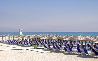 Hotel Sun Beach - pláž - letecký zájazd CK Turancar - Grécko, Olympská riviéra, Platamonas Hotel Sun Beach - pláž - letecký zájazd CK Turancar - Grécko, Olympská riviéra, Platamonas