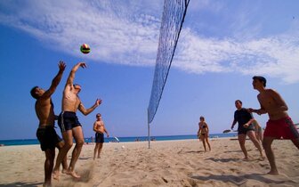 Hotel Sun Beach - pláž - letecký zájazd CK Turancar - Grécko, Olympská riviéra, Platamonas Hotel Sun Beach - pláž - letecký zájazd CK Turancar - Grécko, Olympská riviéra, Platamonas