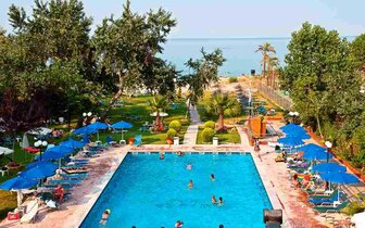 Hotel Sun Beach - areál - letecký zájazd CK Turancar - Grécko, Olympská riviéra, Platamonas Hotel Sun Beach - areál - letecký zájazd CK Turancar - Grécko, Olympská riviéra, Platamonas