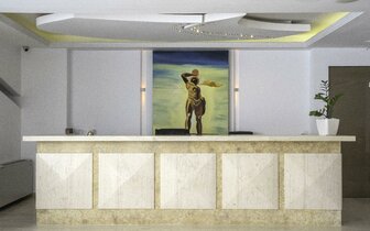 Hotel Kolymbia Sun - recepcia - letecký zájazd CK Turancar - Rodos, Kolymbia Hotel Kolymbia Sun - recepcia - letecký zájazd CK Turancar - Rodos, Kolymbia