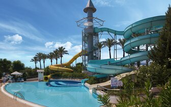 Hotel Delphin Diva Premier - letecký zájazd CK Turancar - bazén so šmykľavkami - Turecko, Lara