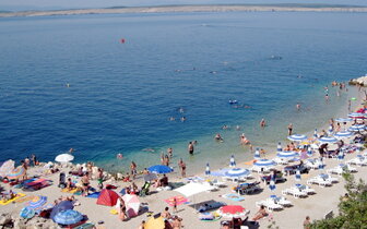 Holiday Resort Ad Turres - pláž - autobusový zájazd CK Turancar - Chorvátsko, Kvarner, Crikvenica