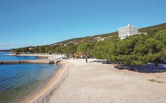 Holiday Resort Ad Turres - pláž - autobusový zájazd CK Turancar - Chorvátsko, Kvarner, Crikvenica