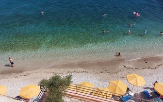 Hotel Sunshine Club - pláž - letecký zájazd CK Turancar - Korfu, Nissaki Hotel Sunshine Club - pláž - letecký zájazd CK Turancar - Korfu, Nissaki