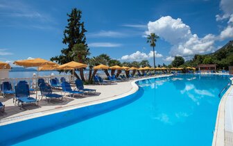 Hotel Sunshine Club - bazén - letecký zájazd CK Turancar - Korfu, Nissaki Hotel Sunshine Club - bazén - letecký zájazd CK Turancar - Korfu, Nissaki