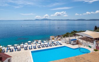 Hotel Sunshine Club - bazén - letecký zájazd CK Turancar - Korfu, Nissaki Hotel Sunshine Club - bazén - letecký zájazd CK Turancar - Korfu, Nissaki