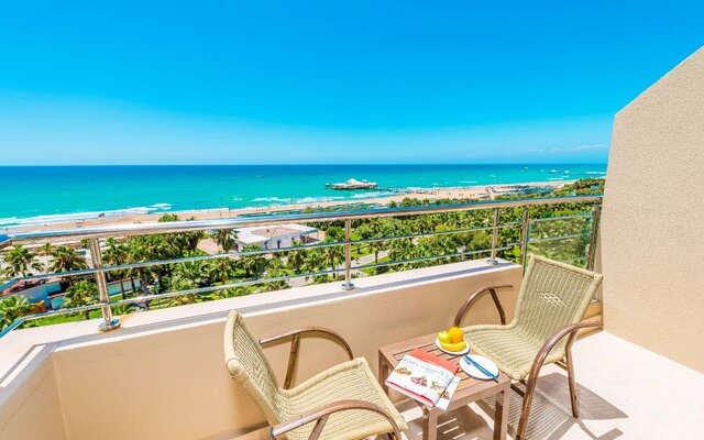 Vonresort Golden Coast - výhľad z izby - letecký zájazd CK Turancar - Turecko, Colakli