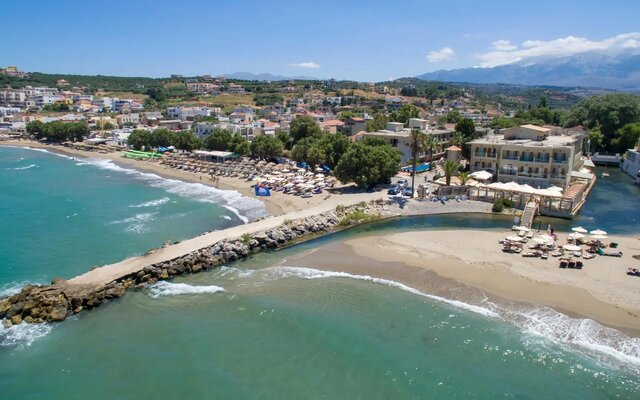 Kalyves Beach Hotel - letecký záber-letecký zájazd CK Turancar - Kréta, Karvos