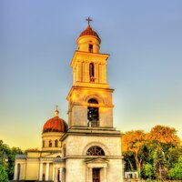 Autobusový poznávací zájazd, Rumunsko, Moldavsko, Kišinev, katedrála Narodenia Pána
