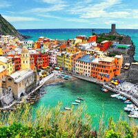 Autobusový poznávací zájazd, Taliansko, Ligúria, Cinque Terre, Vernazza