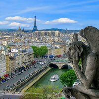 Autobusový poznávací zájazd Francúzsko Paríž výhľad na Paríž