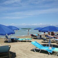 Hotel Mimosa - pláž - letecké zájazdy CK Turancar - Korfu, Sidari