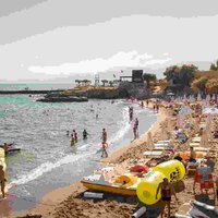 Hotel Silva beach - pláž - letecký zájazd CK Turancar - Kréta, Hersonissos