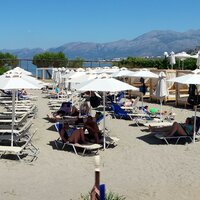 Hotel Silva beach - pláž - letecký zájazd CK Turancar - Kréta, Hersonissos