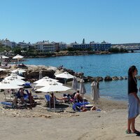 Hotel Silva beach - pláž - letecký zájazd CK Turancar - Kréta, Hersonissos