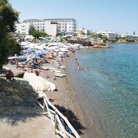 Hotel Silva beach - pláž - letecký zájazd CK Turancar - Kréta, Hersonissos